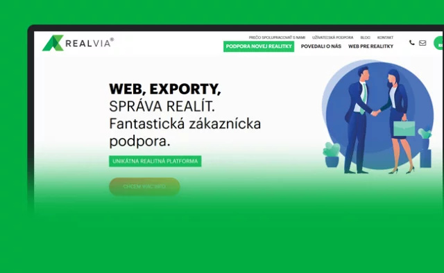 Realitný softvér a CRM REALVIA