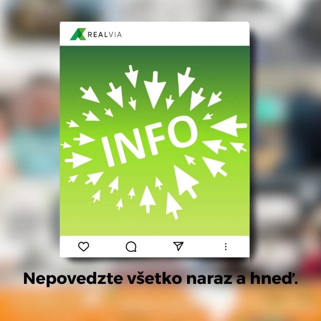 Nezahltite 👎 vašich sledovateľov strašne veľa informáciami. ℹ️ Rozdeľte to ✂️ na viacero príspevkov…