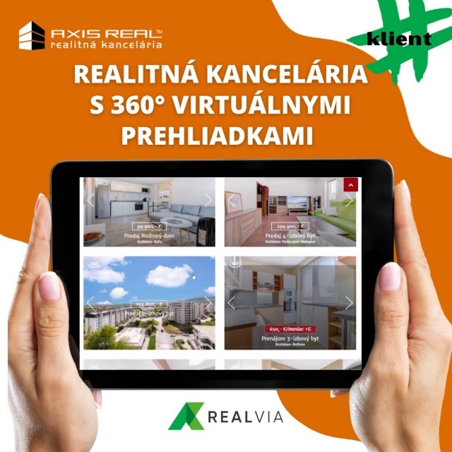 Nedávno sme nášmu klientovi @axis_real_realitna_kancelaria vykonali redizajn webstránky. 💻 Web je mo…