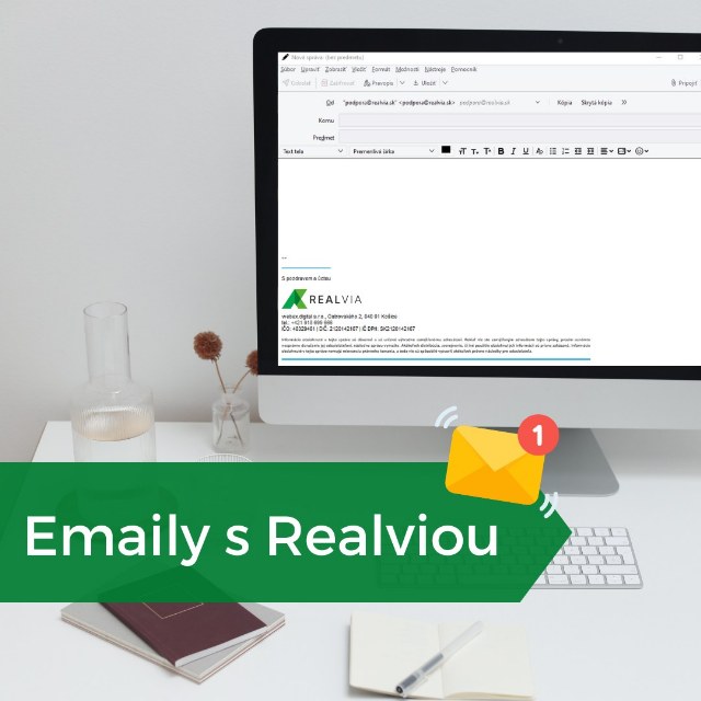 S Realviou viete vyriešiť všetko, dokonca aj EMAILY. 📧 Vytvoríme vám: 💥 emailové konto, 💥 zabezpečím…