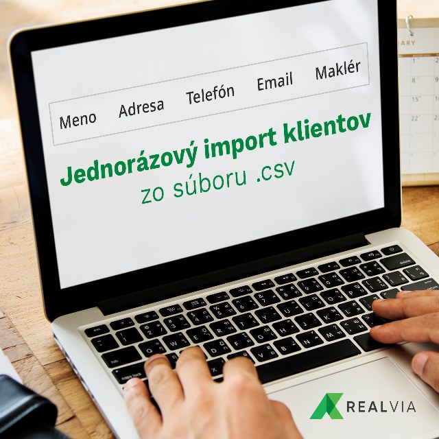 Prinášame vám ďalšie novinky! 💚 Rozšírili sme Realviu o možnosť importu klientov. Či už je to existu…