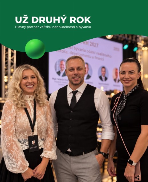 ĽUDIA, PARTNERSTVO A REALITNÝ SVET V JEDNOM. 💚 Už druhý rok sme súčasťou Veľtrhu bývania a nehnuteľn…