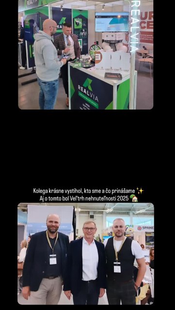 Kolega krásne vystihol, kto sme a čo prinášame ✨ Aj o tomto bol Veľtrh nehnuteľnosti 2025 🏡