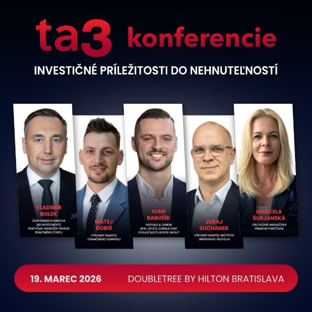 Nenechajte si ujsť najväčšiu realitnú konferenciu roka! 🏠📈 Už 19. marca 2026 sa v DoubleTree by Hilt…