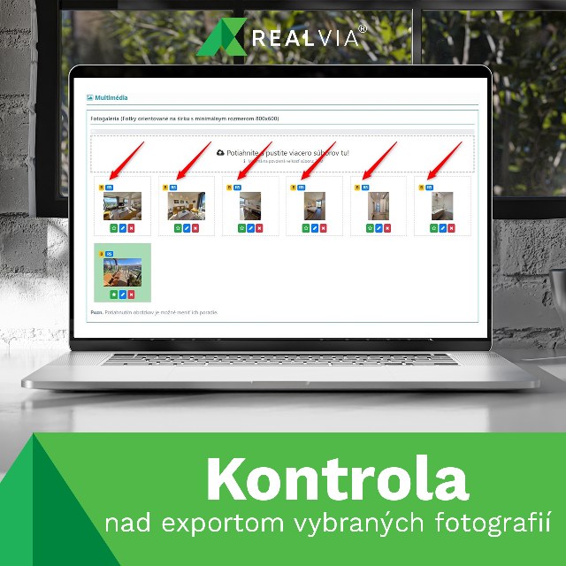 Uľahčite si prácu s fotografiami pri exporte na realitné portály! 📸 Vďaka Realvii môžete ľahko označ…